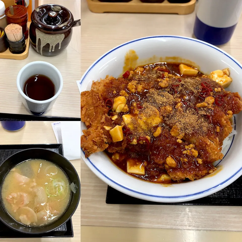 麻婆チキンカツ丼🍛
から〜(￣∇￣)|るみおんさん