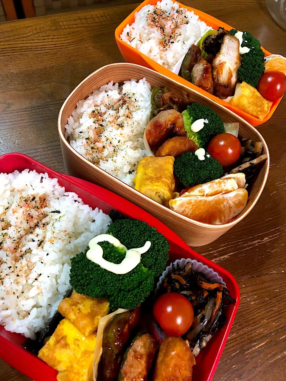 3人分のお弁当|chizukoさん