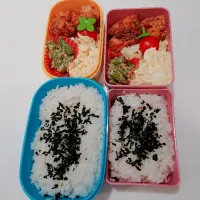 Snapdishの料理写真:2/20(水)の二人弁当🍱|ふみぃさん