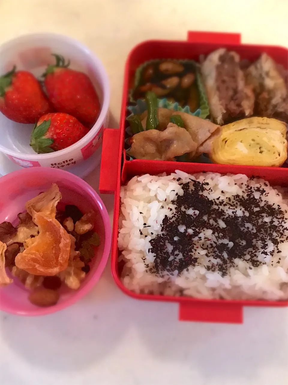 今日のお弁当 #obento  #lunchbox  #🍱  #お弁当  #中学生弁当|かれんさん