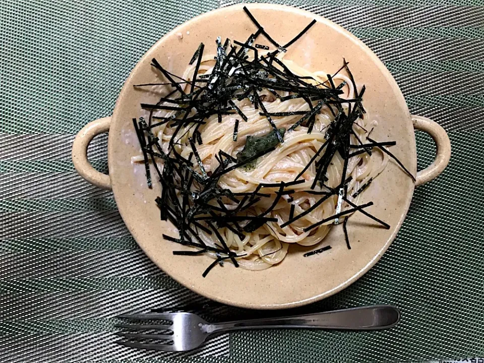 Snapdishの料理写真:明太クリームパスタ|1614さん