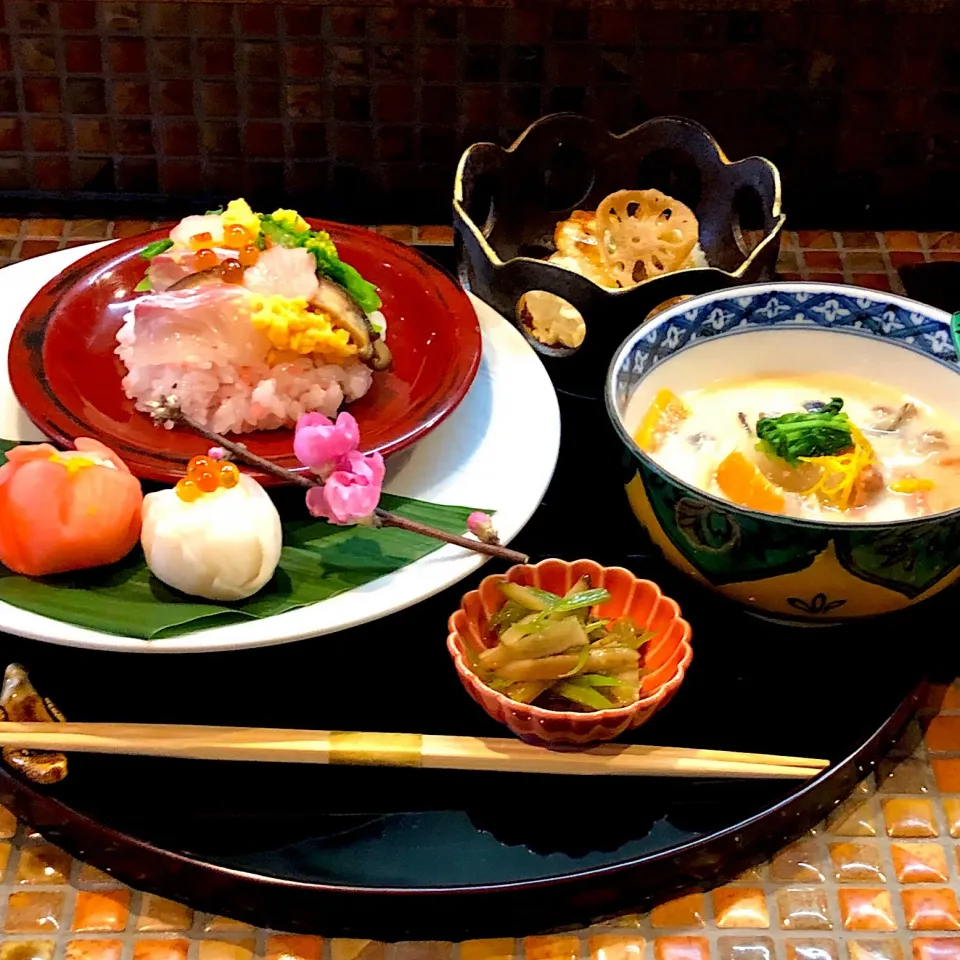 春のちらし寿司御前🌸料理教室にて|Mami  Taniuchiさん