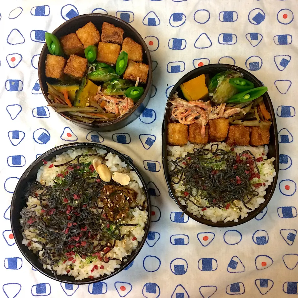 #vegan弁当 
高野豆腐の唐揚げ|makiko_aさん