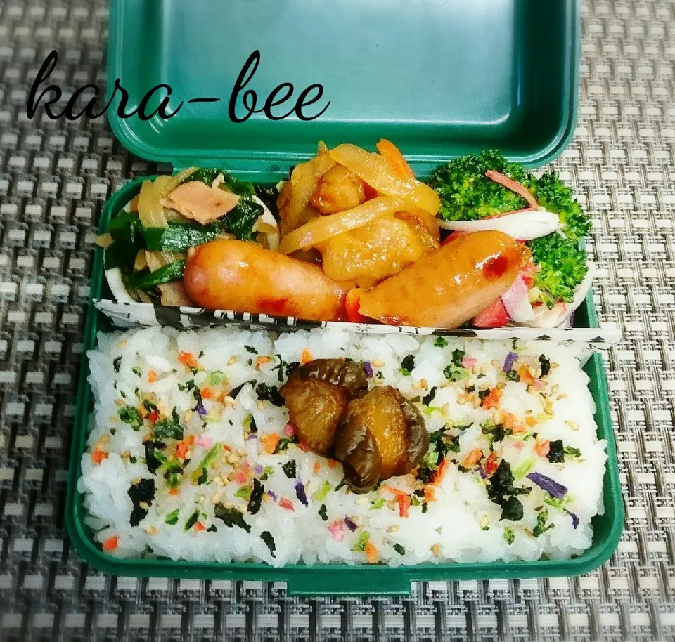 食いしん坊からちゃんの♪晩御飯そのまんま楽チン弁当(笑)|からあげビールさん