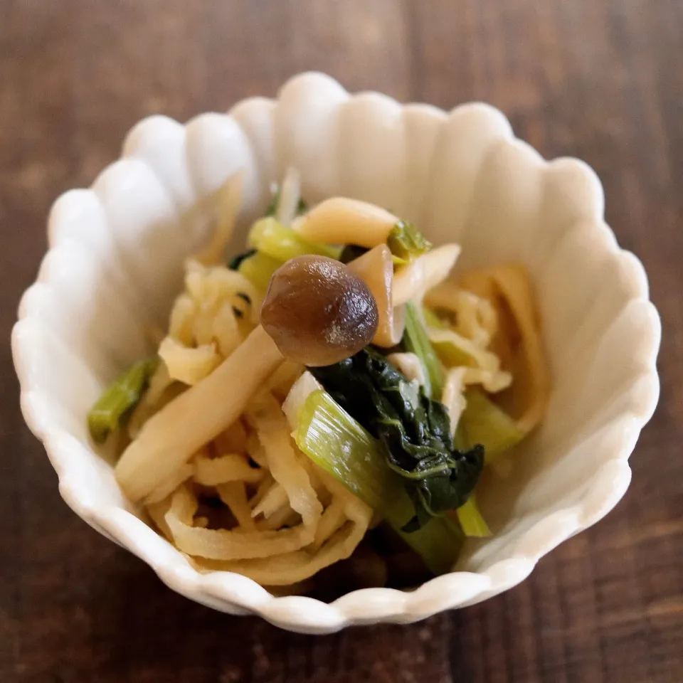 切り干し大根としめじのあっさり煮|hiroさん