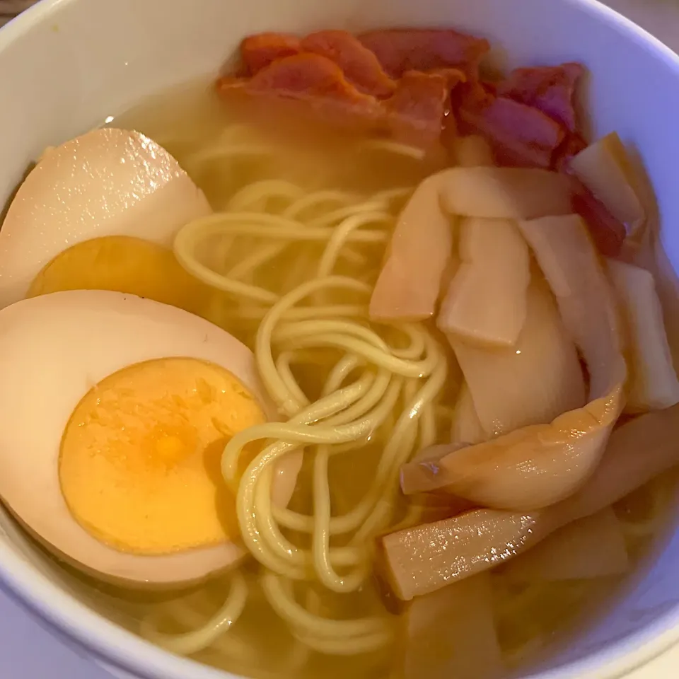 自家製スープの塩ラーメン|もかさん