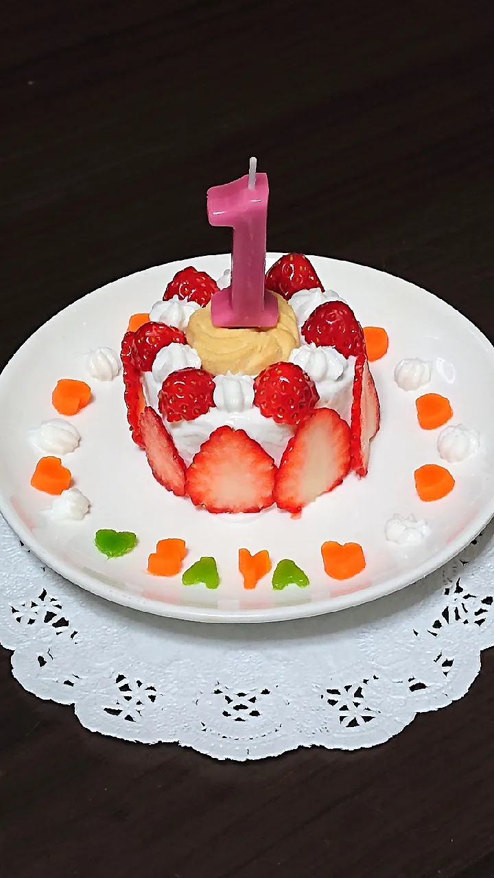 末っ子長女🎁誕生日🕯️ケーキ🎂|どんよりーなさん