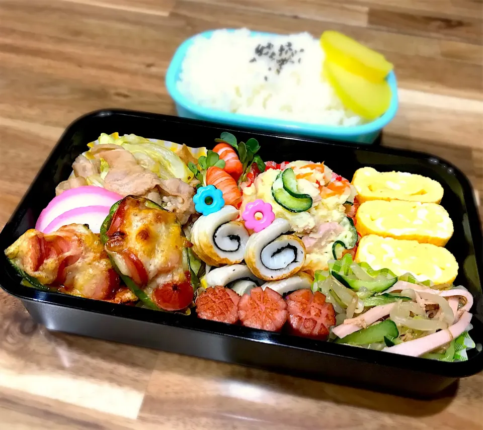 Snapdishの料理写真:旦那弁当♡|ちぃさん