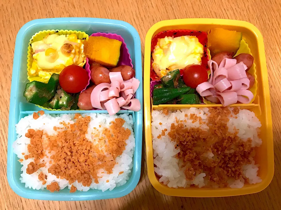 ハムとコーンのチーズ焼き弁当|たなさん