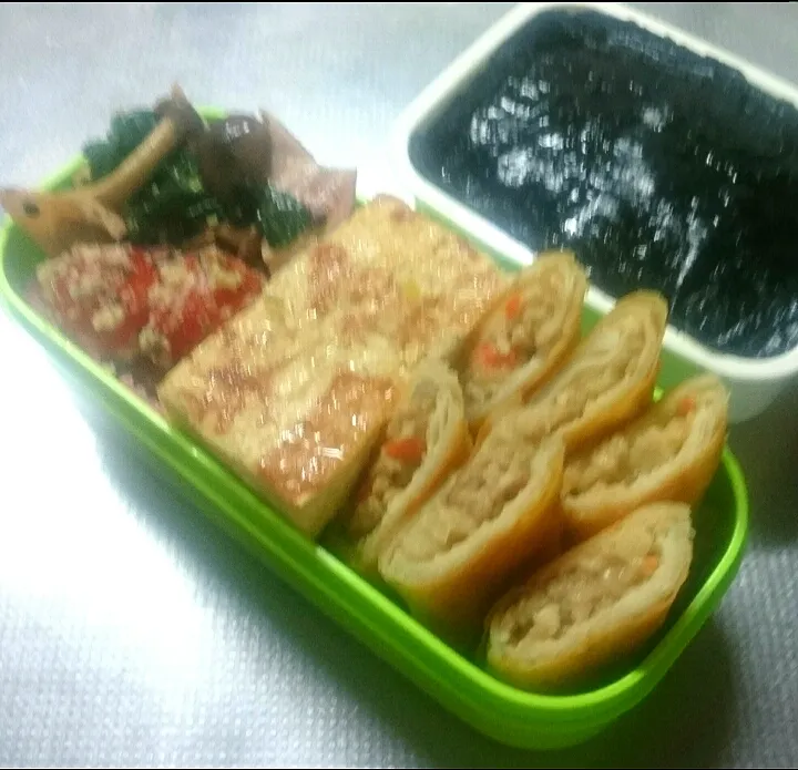 Snapdishの料理写真:旦那さんお弁当190213|きぬよさん