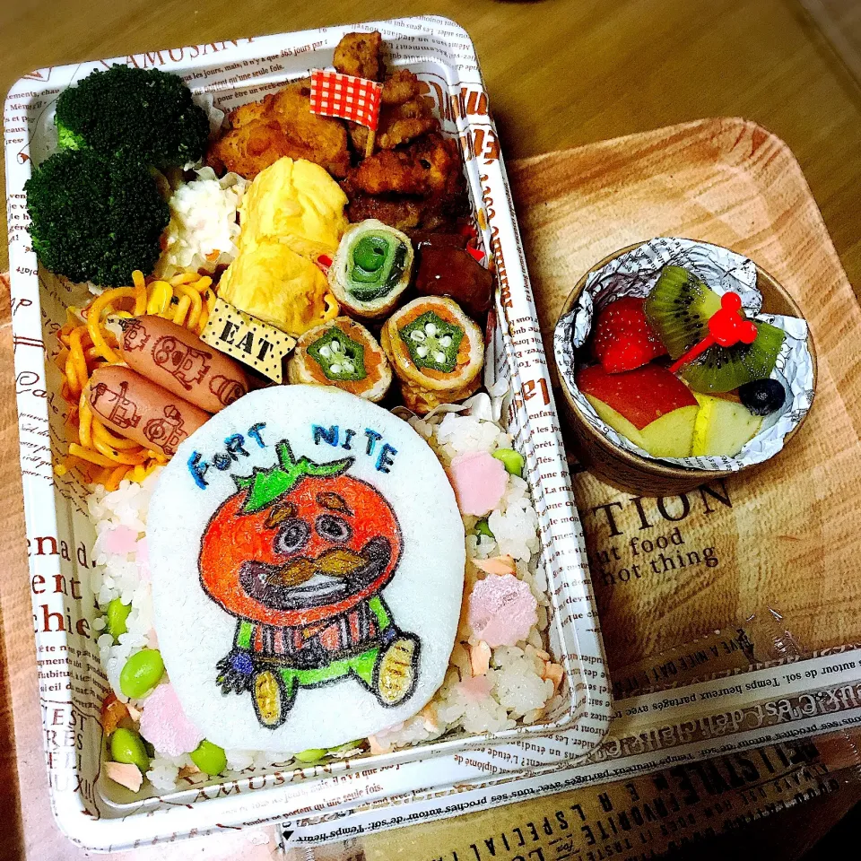 Fortniteトマトヘッドお弁当☆|maifichimamさん