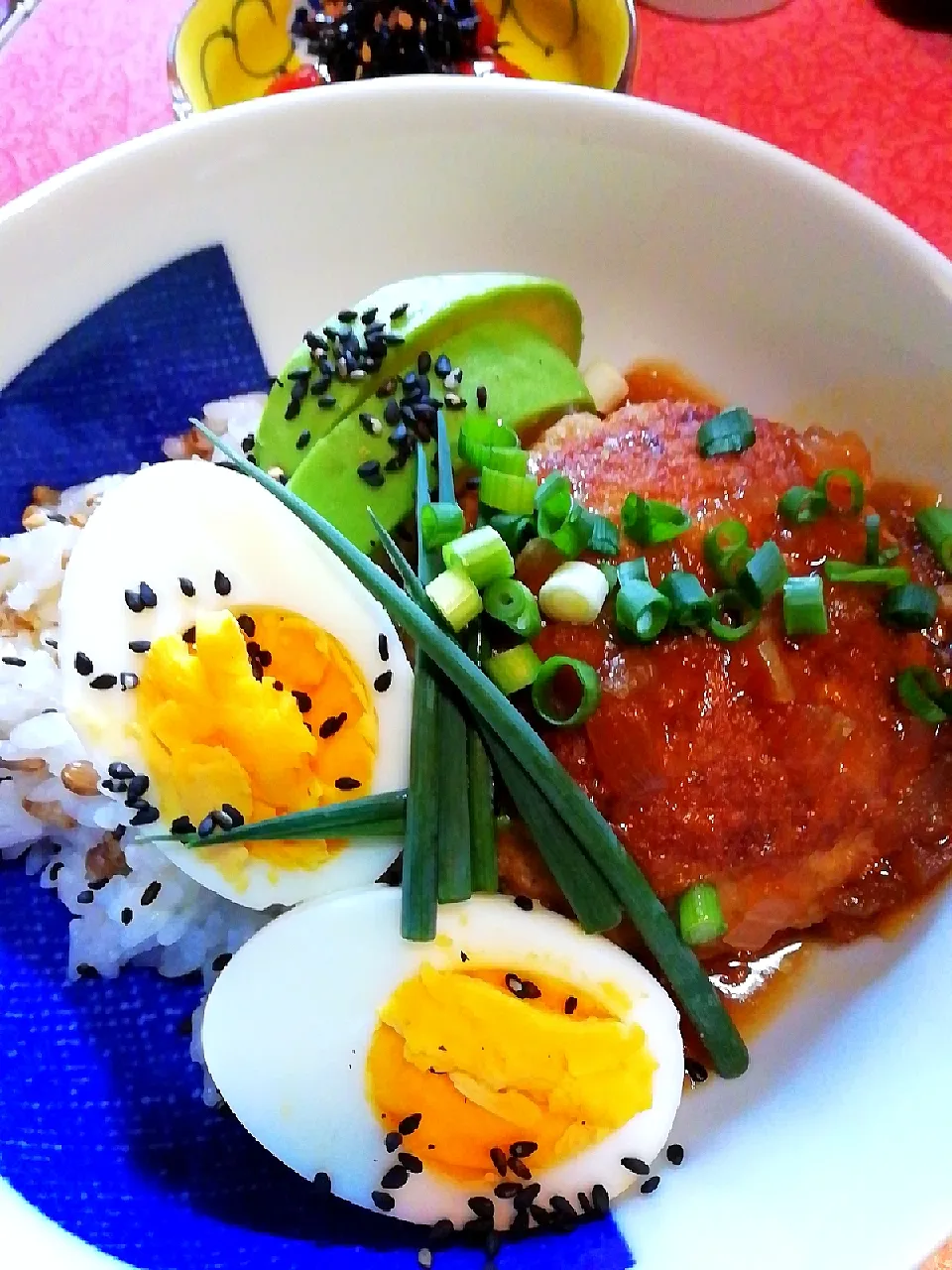 冷凍和風玉葱ハンバーグ🌸カフェ飯風～|@きなこさん