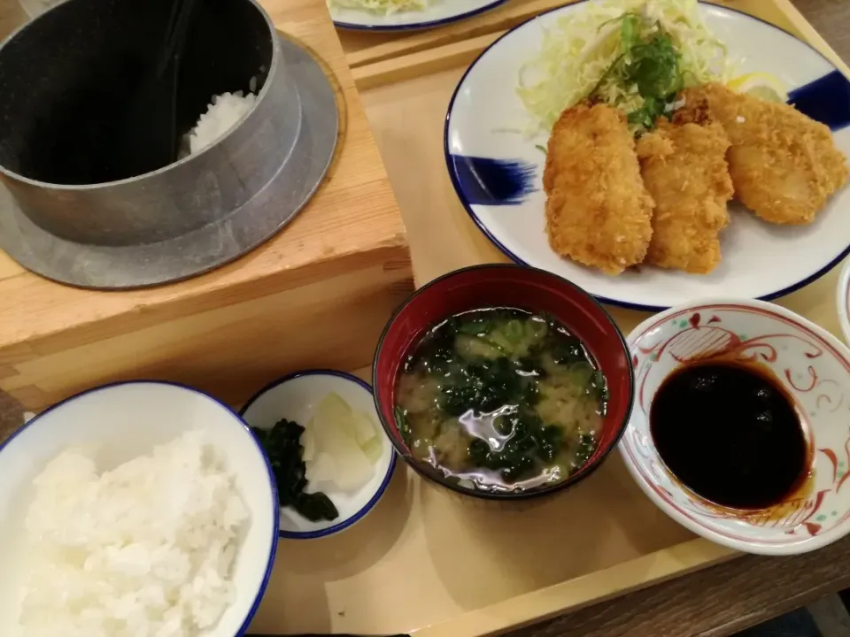 鯵フライ定食🐟|Kojiさん