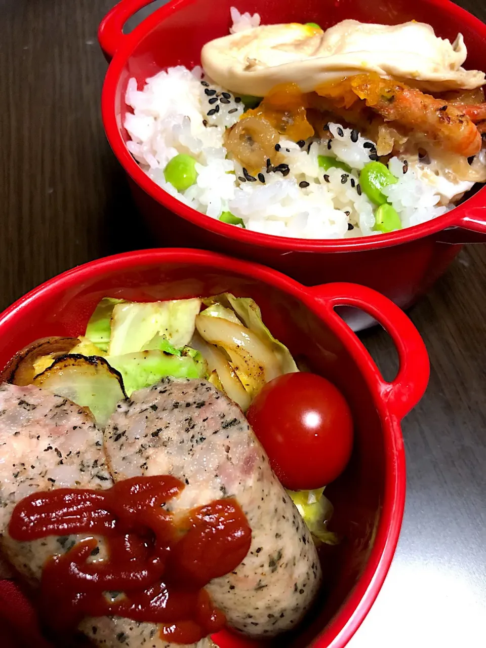 Snapdishの料理写真:ウインナー弁当🍱|Rie Kobayashiさん