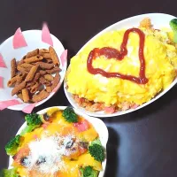 Snapdishの料理写真:♡2/24♡ちびずランチ♬︎♡|ひゆりままさん