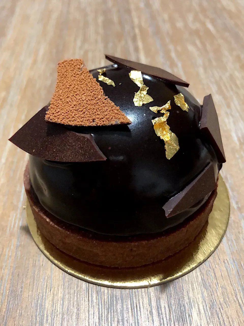 Chocolate cake 
  #karat #chocolate shortbread #double chocolate brownie #double chocolate mousse|Harukaさん