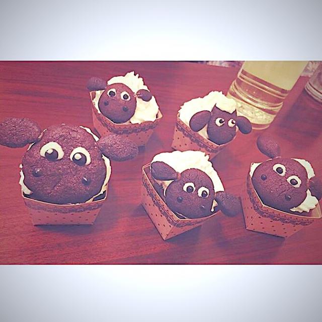 こひつじのティミーカップケーキ Babu Snapdish スナップディッシュ Id Zpn8ta