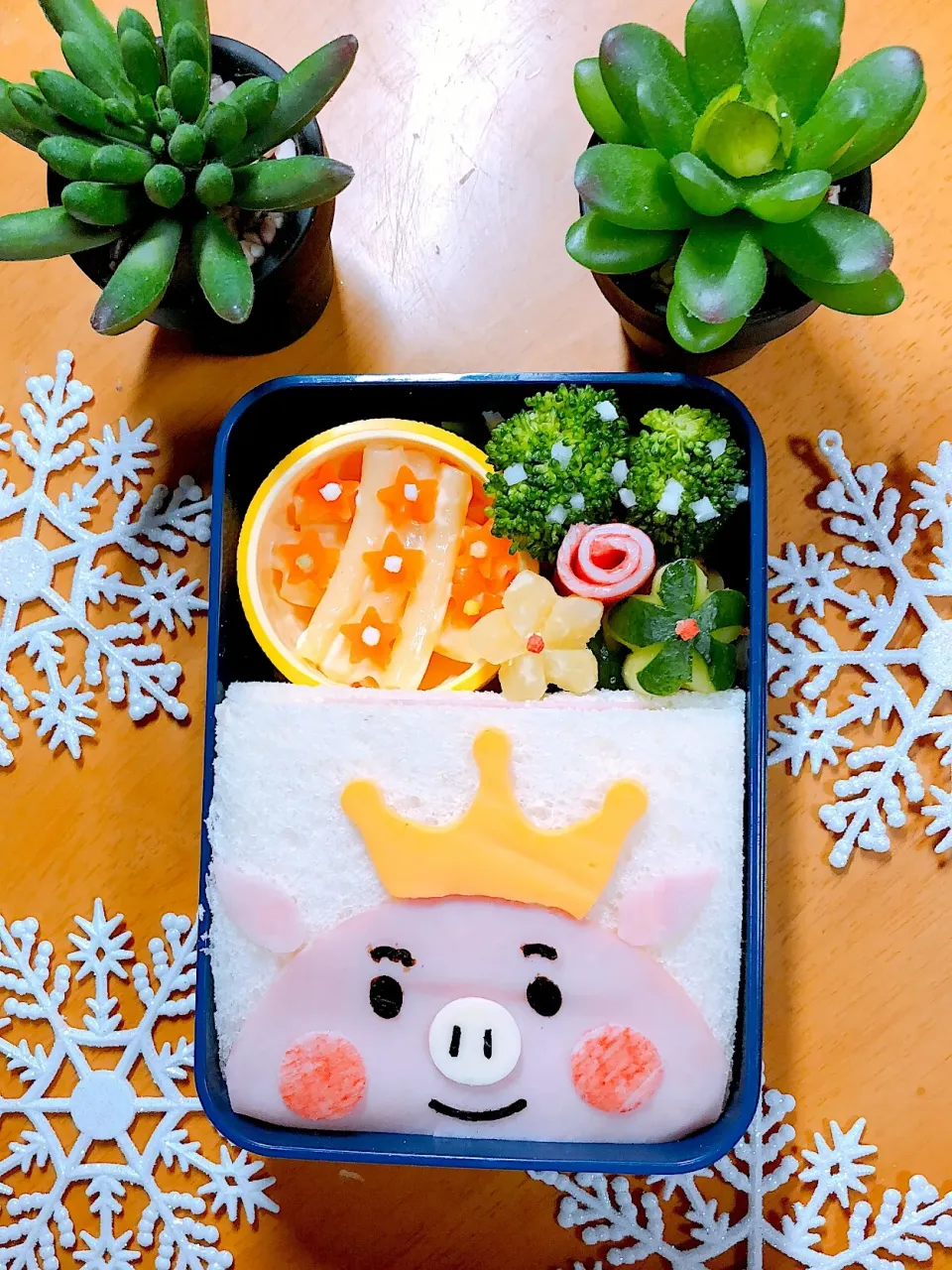 豚🐷🐷サンド弁当（＾ω＾）|ソーニ( ◠‿◠ )ママさん