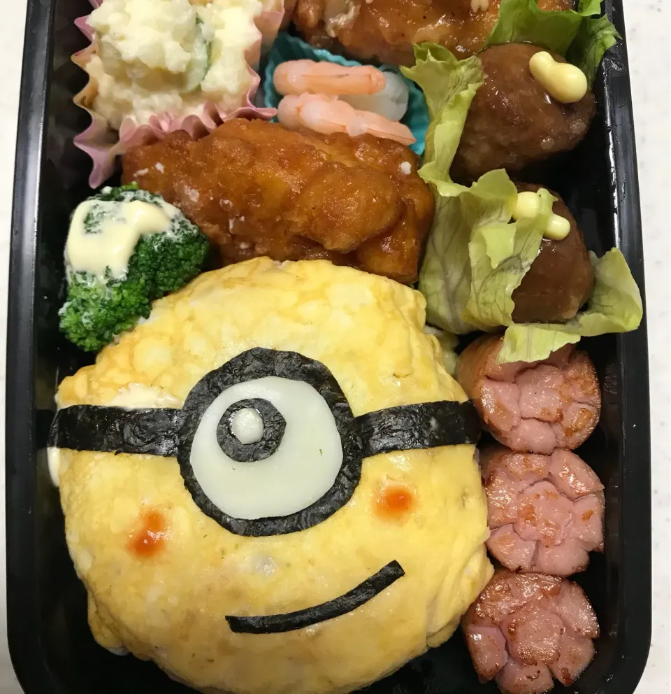 Snapdishの料理写真:ミニオン弁当|雑種犬さん