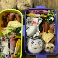 Snapdishの料理写真:子供達お弁当|雑種犬さん