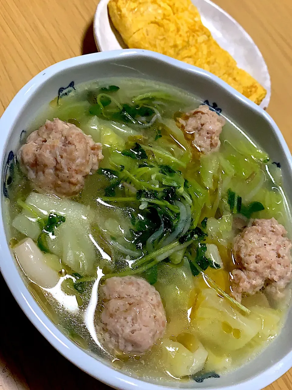 鶏団子の鶏がらスープ|ななつぼしさん