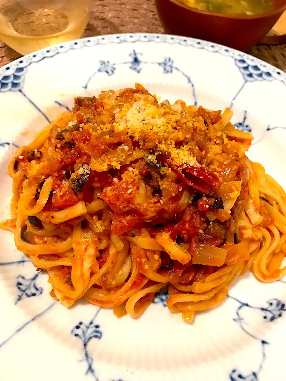 keitanさんの料理 ピリッと辛いLinguine alla Puttanesca#pasta ナポリのパスタ娼婦風🍝|keitanさん