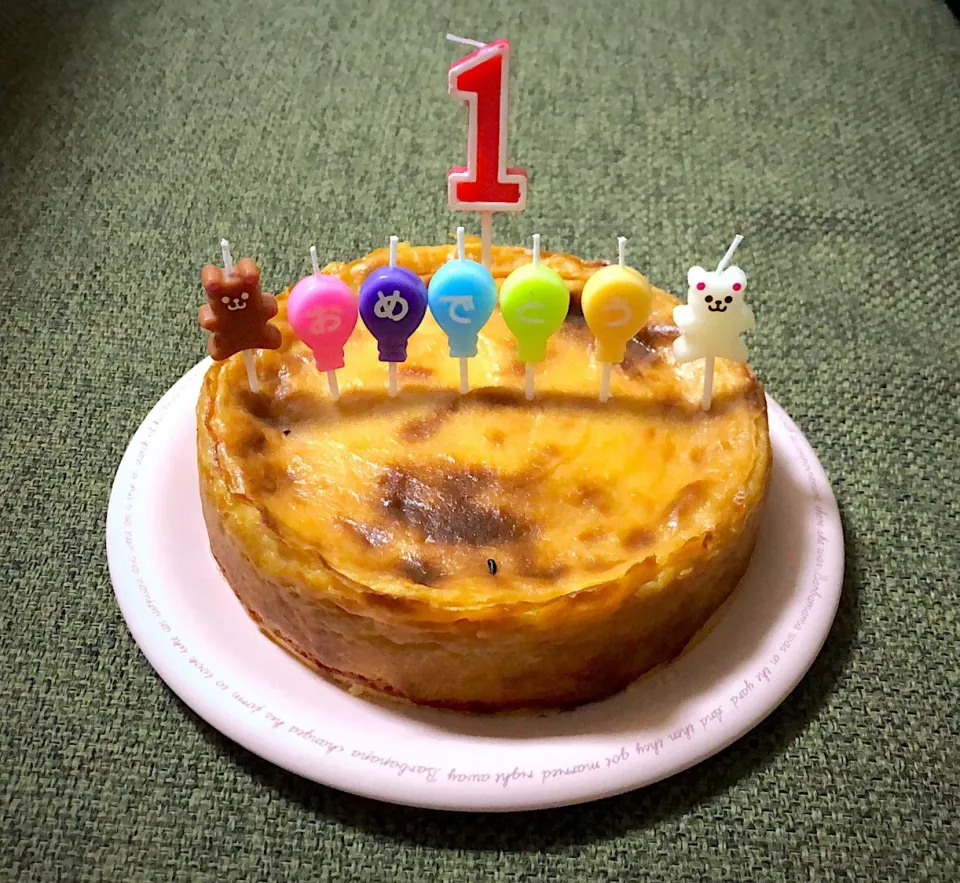 1歳 誕生日ケーキ|とんさん