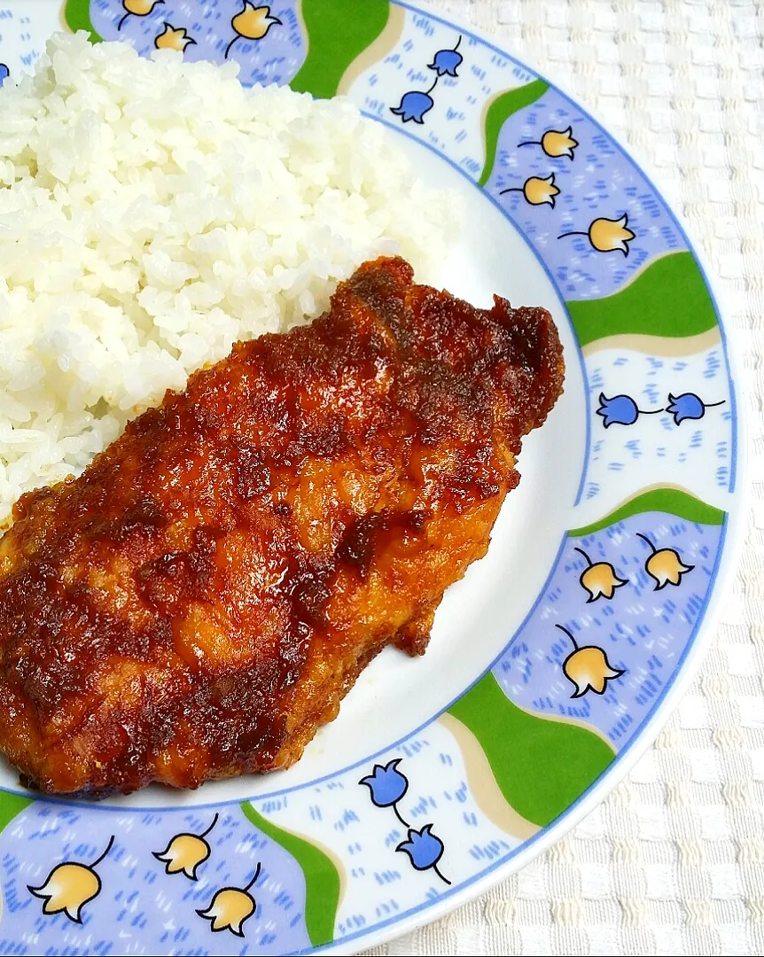 Snapdishの料理写真:りんご照焼き|ココナッツちゃんさん