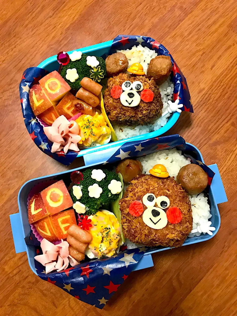 くまさん弁当♡|かなさん