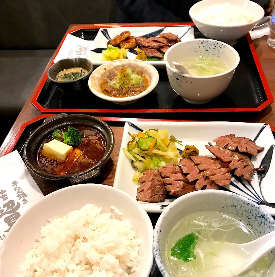 極厚牛タン焼き定食&牛タンづくし定食👅|ナムナムさん