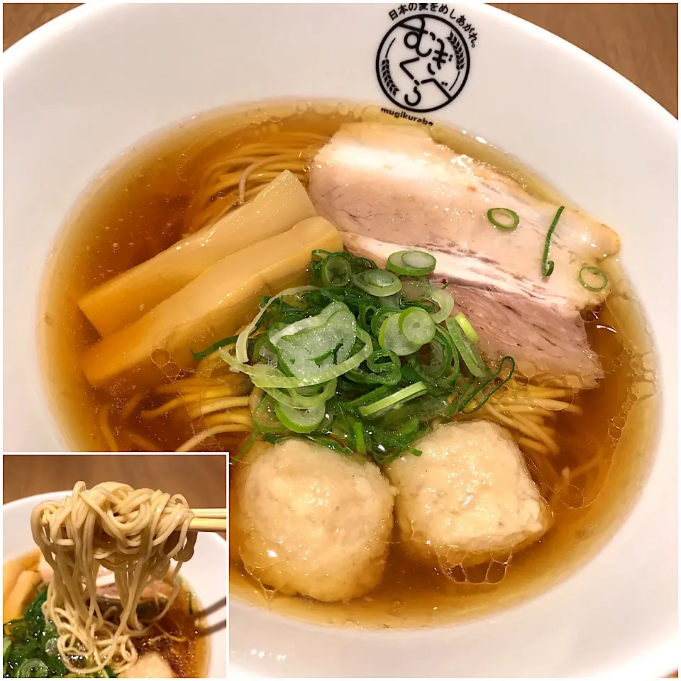 Snapdishの料理写真:名古屋コーチン極上醤油らぁ麺by中華そば葵@むぎくらべ(神田)|塩豚骨さん