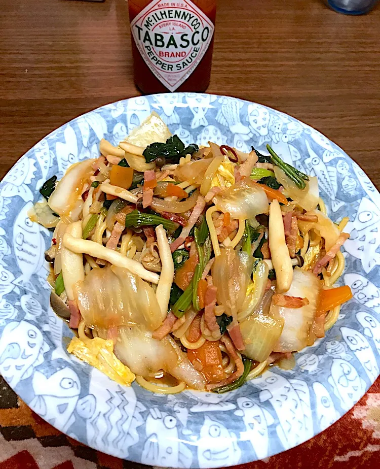 Snapdishの料理写真:焼きソバではなく焼きスパゲッティ♪|つばりん亭さん