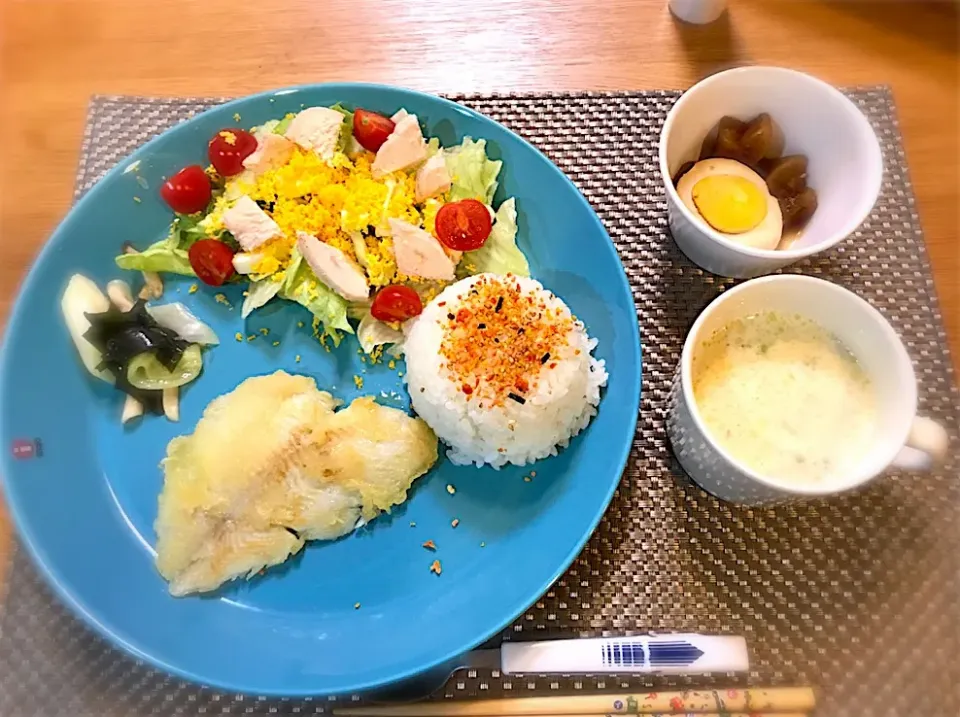 今日の子供用ワンプレートご飯 #ミモザサラダ🥗|みみりんさん