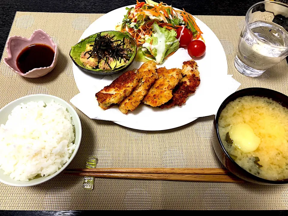 一口チキンカツ定食|yuyuさん