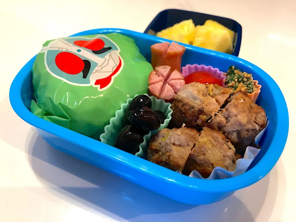 Snapdishの料理写真:幼稚園のお弁当160✨|NOBUちえさん