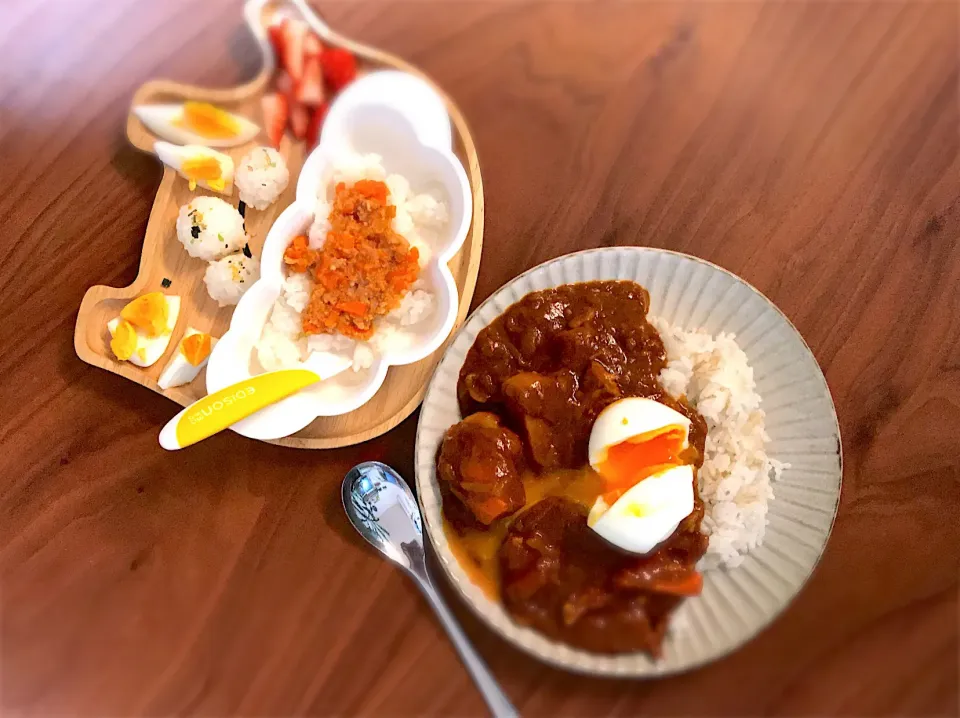 大人カレーと離乳食♡|tomomamaさん