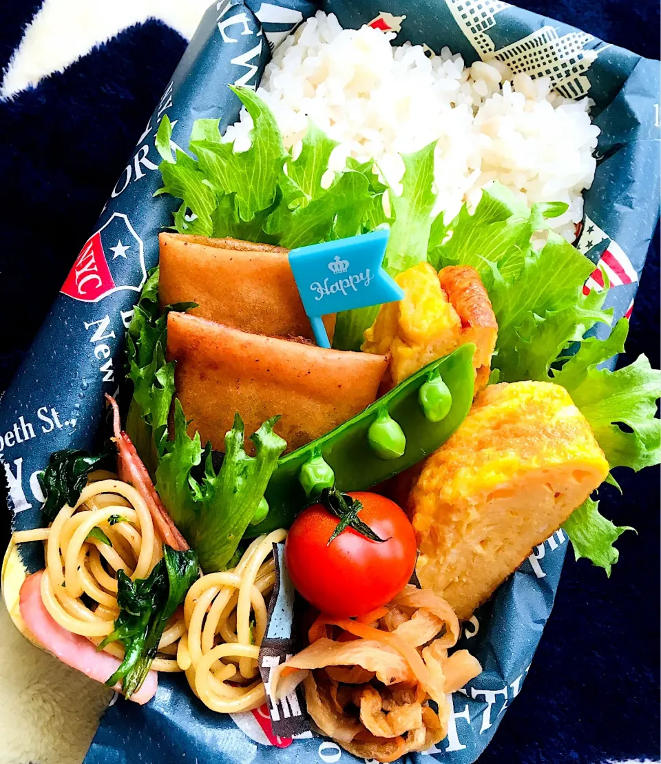 Snapdishの料理写真:本日のお弁当( ⁎ᵕᴗᵕ⁎ )♡|☆A..I☆さん