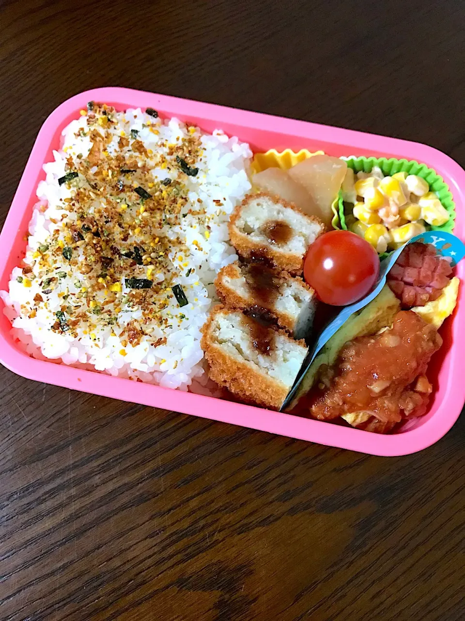 Snapdishの料理写真:ミートオムレツ弁当|kiicoさん