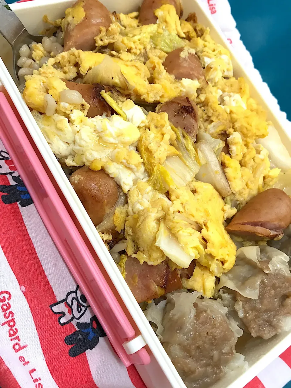 Snapdishの料理写真:自分弁当天津飯風|taki1027さん