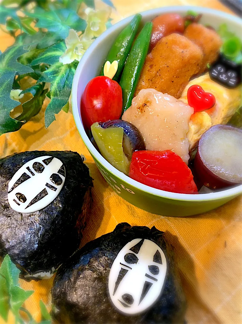 Snapdishの料理写真:今日のお弁当🍱🍙|kiyomi sakuraiさん