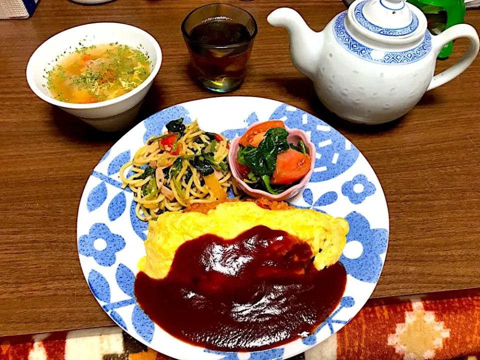 晩ご飯はオムライス♪|つばりん亭さん