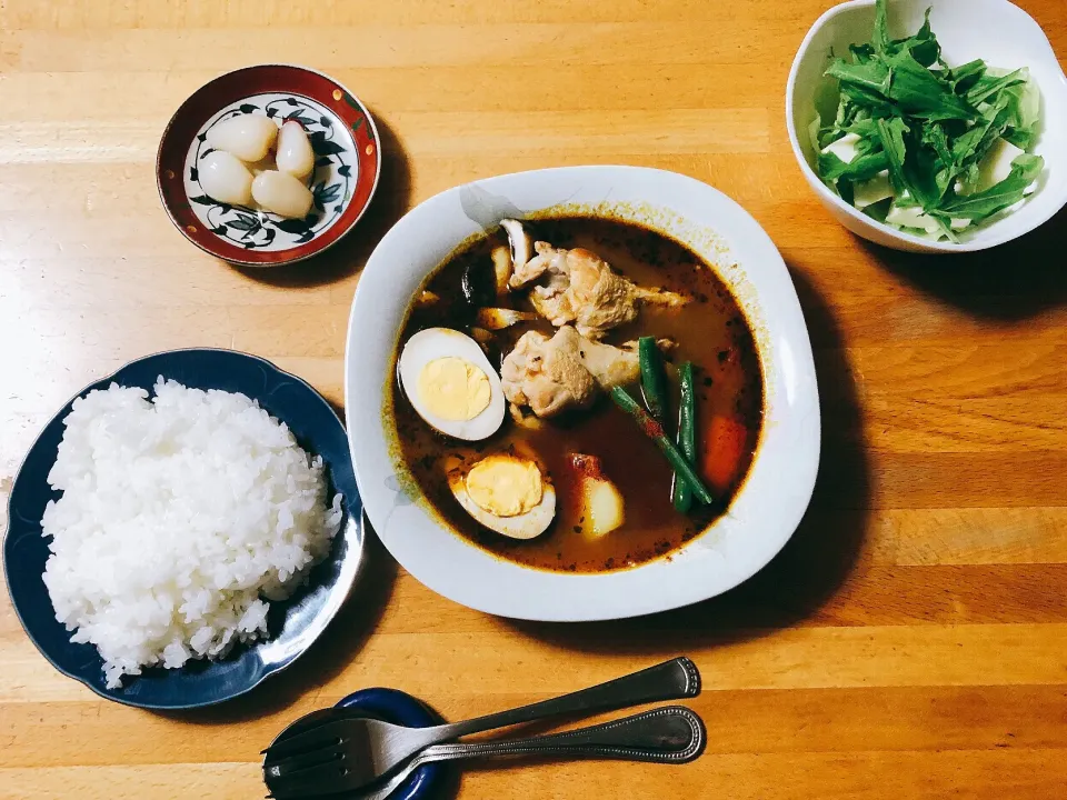 夕飯🎵スープカレー|kiyominさん