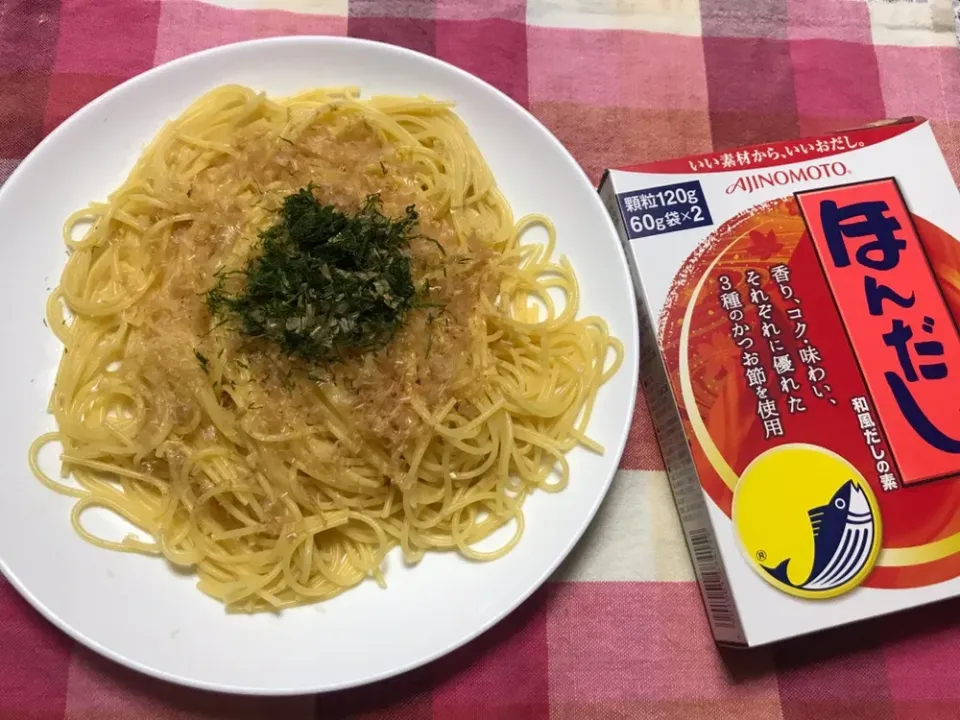 鰹節パスタ|ハルのただ飯さん