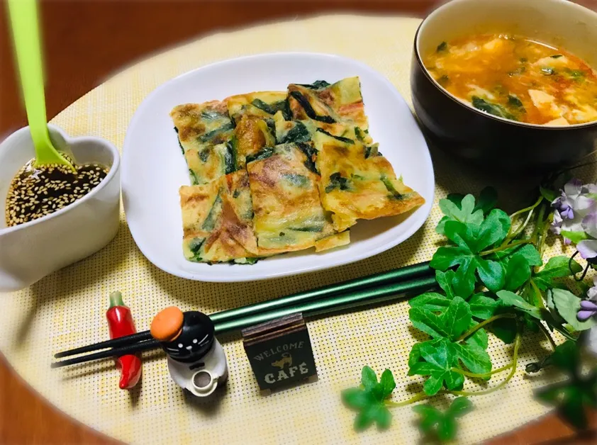 韓国料理🇰🇷チヂミ&スンドゥブ🤗🎶|バシュランさん