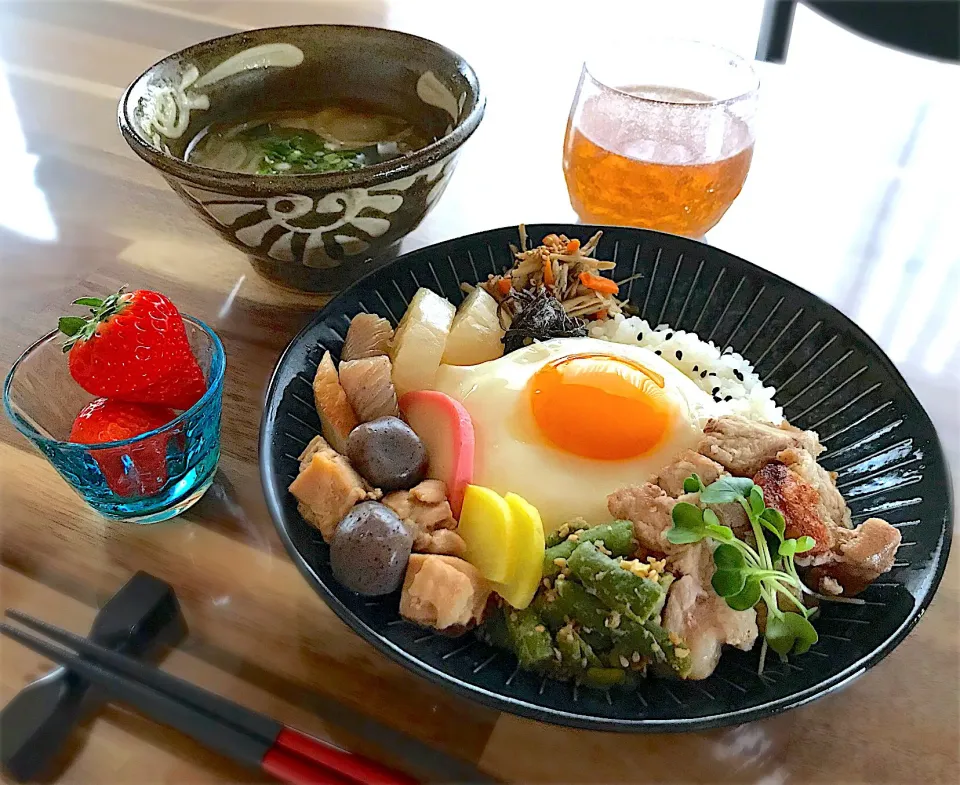 Snapdishの料理写真:お一人様ランチ🍚|ちぃさん