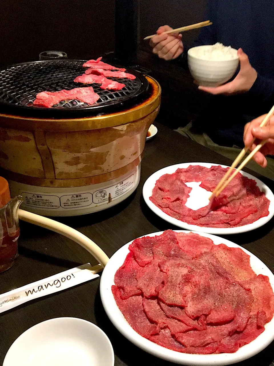 #卒業式#焼肉#まんぐう  2019.3.1 息子の高校卒業式でした🎉 お祝いに焼き肉！！ 3年間おつかれ様でした🌸🌸🌸|renharuruさん