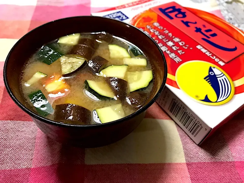 Snapdishの料理写真:ラタトゥイユ風味噌汁|ハルのただ飯さん