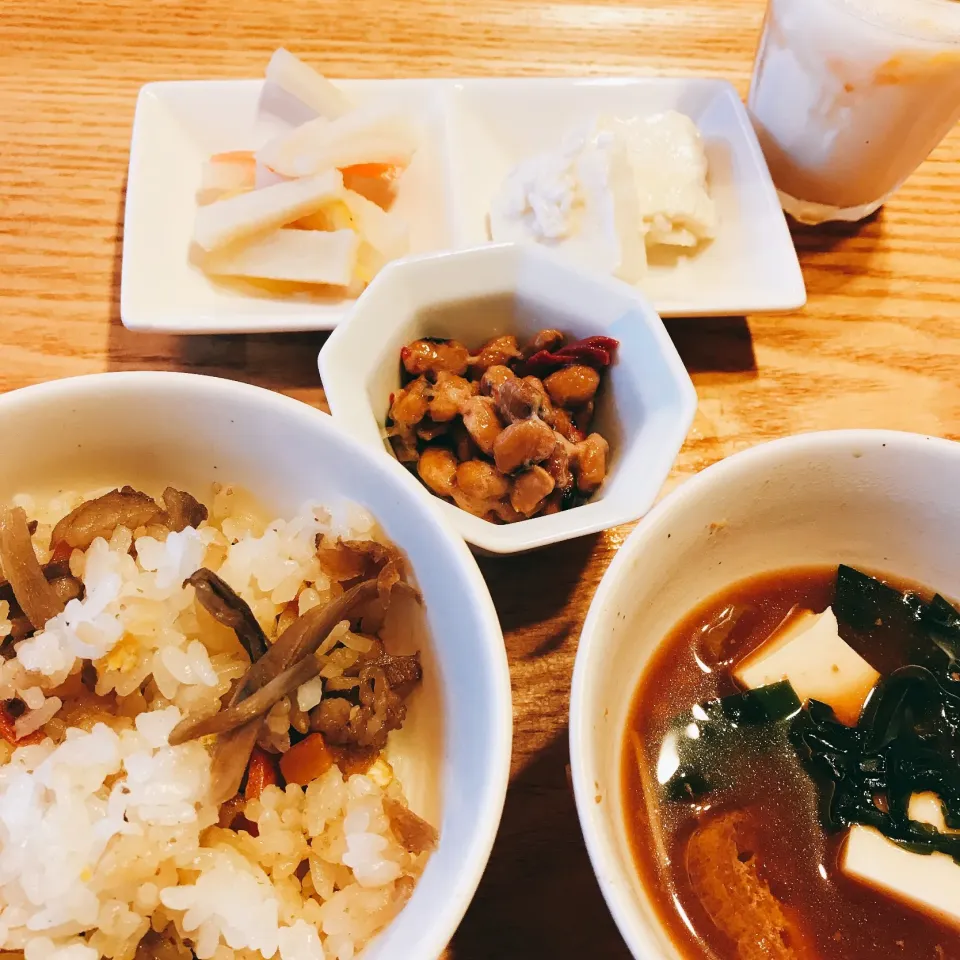 Snapdishの料理写真:朝2019.3.2|ささなおさん