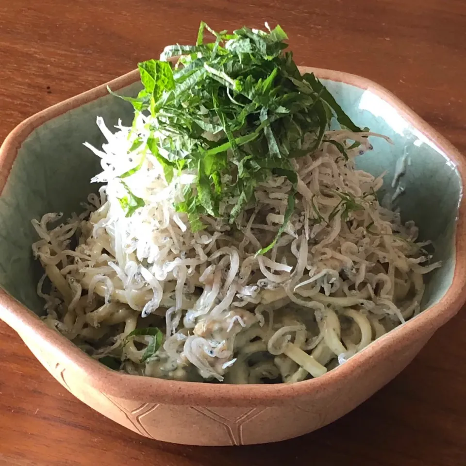 大葉とじゃこの豆腐クリーム冷製パスタ by はるママまんま|マユマユさん