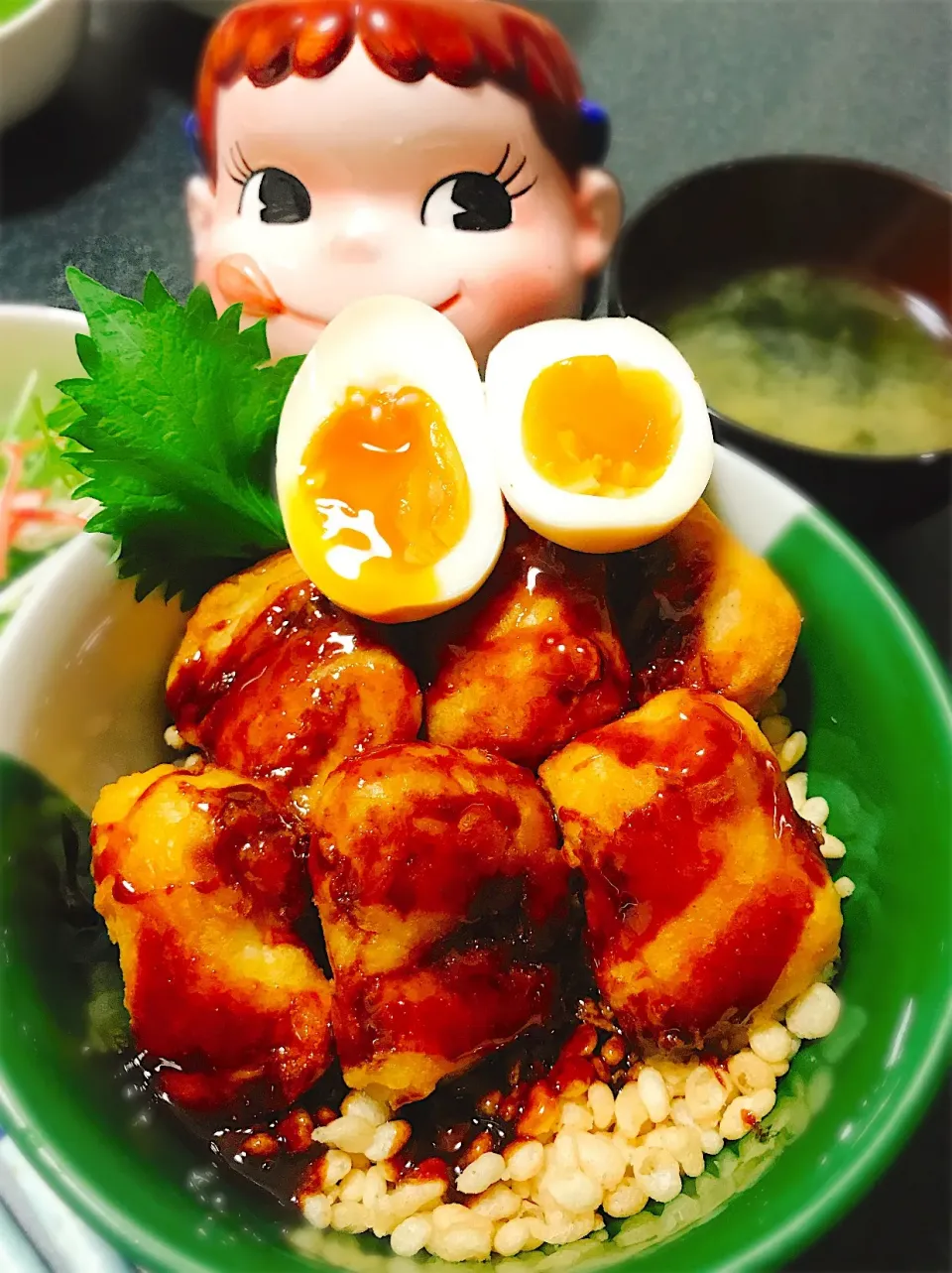 チキンナゲットで♡なんちゃっ天丼。|ぽき。さん